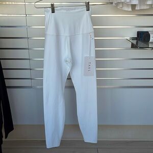 Tavi High waisted 7/8 legging, white floral